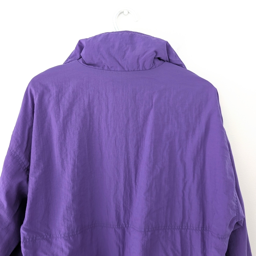 Vintage TYR Retro Sportswear Tracksuit Purple / Turquoise Jacket ~ Size Small - Picture 6 of 10